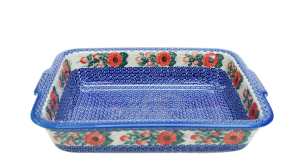 Ovenproof dish with handles (A121 D15)