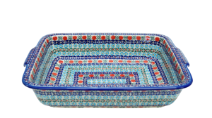 Ovenproof dish with handles (A121 D30)