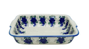 Ovenproof dish with handles (A121 D9)