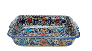 Ovenproof dish with handles (A121 D66)