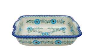 Ovenproof dish with handles (A121 D58)