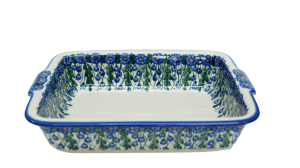 Ovenproof dish with handles (A121 D31)