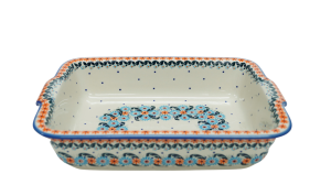 Ovenproof dish with handles (A121 D91)