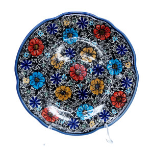 Talerz obiadowy płytki z reliefem 27,5 cm (A257 D66) 