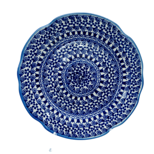 Talerz obiadowy płytki z reliefem 27,5 cm (A257 D25)  