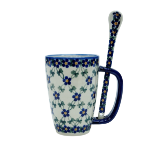 Cappuccino mug with a spoon (A20 D6)