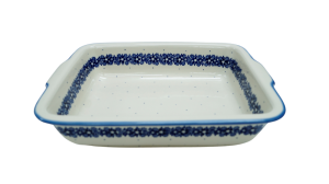 Ovenproof dish with handles (A121 D51)