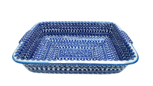 Ovenproof dish with handles (A121 D25)