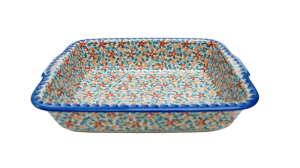 Ovenproof dish with handles (A121 D54)