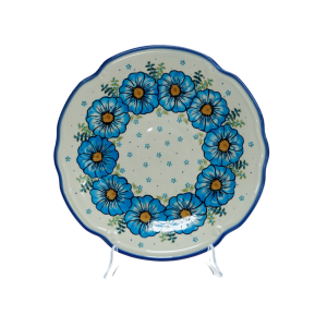 Talerz obiadowy płytki z reliefem 27,5 cm (A257 D102)
